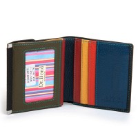 Женский кожаный кошелек Rainbow DR. BOND WRS-33-1 black