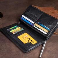 Женский кожаный кошелек ST Leather 19274 Черный