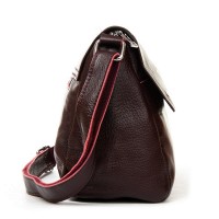 Женская кожаная сумка ALEX RAI 6504 wine red