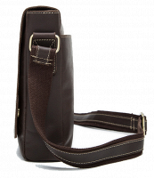 Мужская кожаная сумка через плечо SHVIGEL 20007
