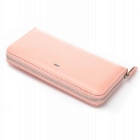 Женский кожаный кошелек Bright DR. BOND W201 pink purple