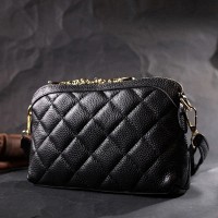 Молодежная женская кожаная сумка через плечо Vintage 22315 