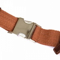 Кожаная сумка на пояс GRANDE PELLE 11315 Рыжая