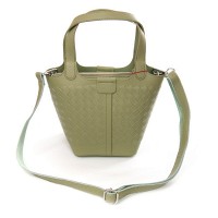 Женская кожаная сумка ALEX RAI 2057-9 olive