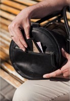 Кожаная мужская сумка BlankNote  Harper черная Crazy Horse - BN-BAG-14-G-KR