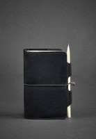 Кожаный блокнот  (софт-бук) BlankNote 3.0 черный BN-SB-3-MI-G