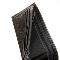 Мужской кожаный кошелек с зажимом для купюр BE BRETTON 168-24B black