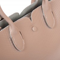 Женская кожаная сумка классическая ALEX RAI 8637 beige