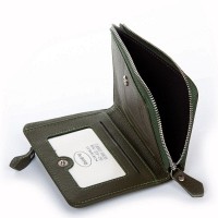 Женский кожаный кошелек Classik  DR. BOND WN-23-20 green