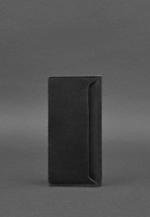 Кожаное портмоне-купюрник BlankNote 11.0 черное Crazy Horse BN-PM-11-G-KR
