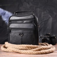 Мужская кожаная сумка через плечо Vintage 21278 