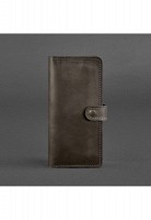 Кожаное портмоне на молнии  BlankNote 7.0 Темно-коричневое Crazy Horse BN-PM-7-O