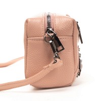 Женский молодежный кожаный клатч ALEX RAI 60072 pink