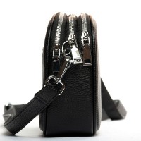 Женский молодежный кожаный клатч ALEX RAI 17006 black