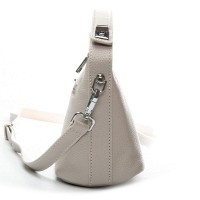 Женская кожаная сумка ALEX RAI 93056 beige