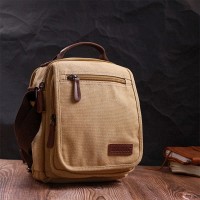 Мужская тканевая сумка через плечо Vintage 22229 