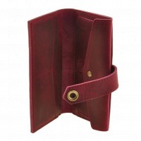 Женское кожаное портмоне ручной работы BlankNote 3.0 виноград