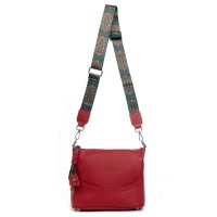 Женская кожаная молодежная сумка ALEX RAI 99120 red