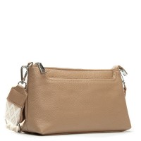 Женский молодежный кожаный клатч ALEX RAI 3092-1 beige