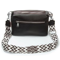 Женский молодежный кожаный клатч ALEX RAI 29012 brown