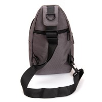 Мужская тканевая сумка-слинг Lanpad 63746 gray