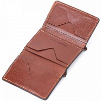 Кожаный мужской кошелек ручной работы GRANDE PELLE 11662 