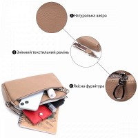 Молодежная женская кожаная сумка через плечо Vintage 22599 