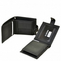 Мужской кожаный кошелек Dr.Bond M30-1 black
