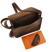 Бохо-сумка BlankNote "Лилу" орех