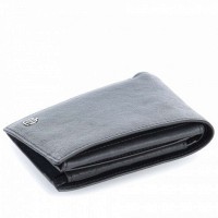 Синее кожаное мужское портмоне Piquadro Black Square (PU1392B3R_BLU)