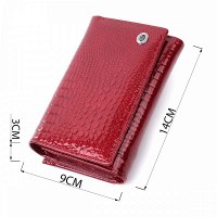 Женский лаковый кожаный кошелек ST Leather 22708 