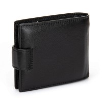 Мужской кожаный кошелек  DR. BOND MS-28CK black
