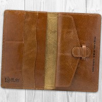 Кожаное портмоне Hi Art 7 wonders of the world PB-01-C18-1148-T002