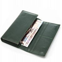 Женский кожаный кошелек Bright DR. BOND W46-2 green