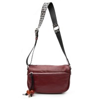 Женская кожаная сумка классическая ALEX RAI 93038 red