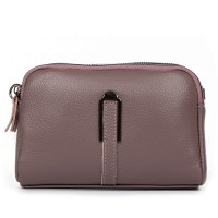 Молодежный клатч из кожи ALEX RAI 88084 purple