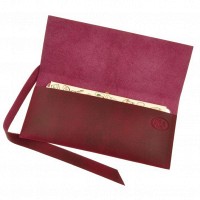 Тревел-кейс кожаный ручной работы кожи BlankNote 1.0 виноград