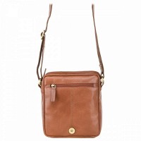 Мужская кожаная сумка Visconti S7 Messenger Bag A5 Lee (Tan)