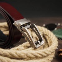Мужской кожаный ремень автомат Vintage 20307