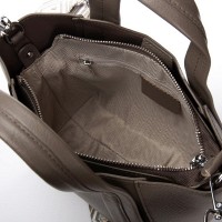 Женская кожаная сумка ALEX RAI 97718-9 l.grey