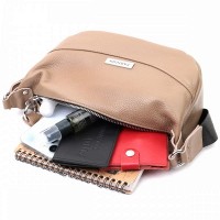 Молодежная женская кожаная сумка через плечо Vintage 22618 