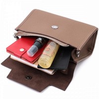 Молодежная женская кожаная сумка через плечо Vintage 22630 