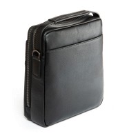 Мужская кожаная сумка через плечо BRETTON 407-50 black
