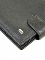 Мужской кожаный черный кошелек Classik dr.Bond M13-1 black