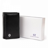 Женский кожаный кошелек ST Leather 19331 Черный