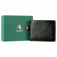Мужской  кожаный кошелек Visconti AT60 Arthur c RFID (Burnish Green)