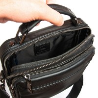 Мужская кожаная сумка через плечо BRETTON 445-4 black