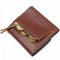 Мужской кожаный кошелек GRANDE PELLE 11464 Коричневый