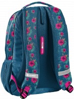 Женский  городской рюкзак  25L Paso Barbie Flowers BAI-2808 синий