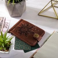 Зажим для купюр Hi Art «Mehendi Classic» MC-01 Shabby Сognac